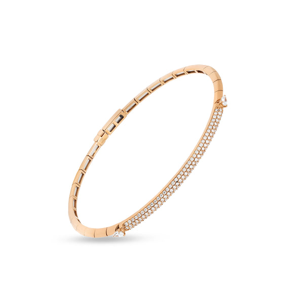 Bracciale rigido Maureen Medine con diamanti