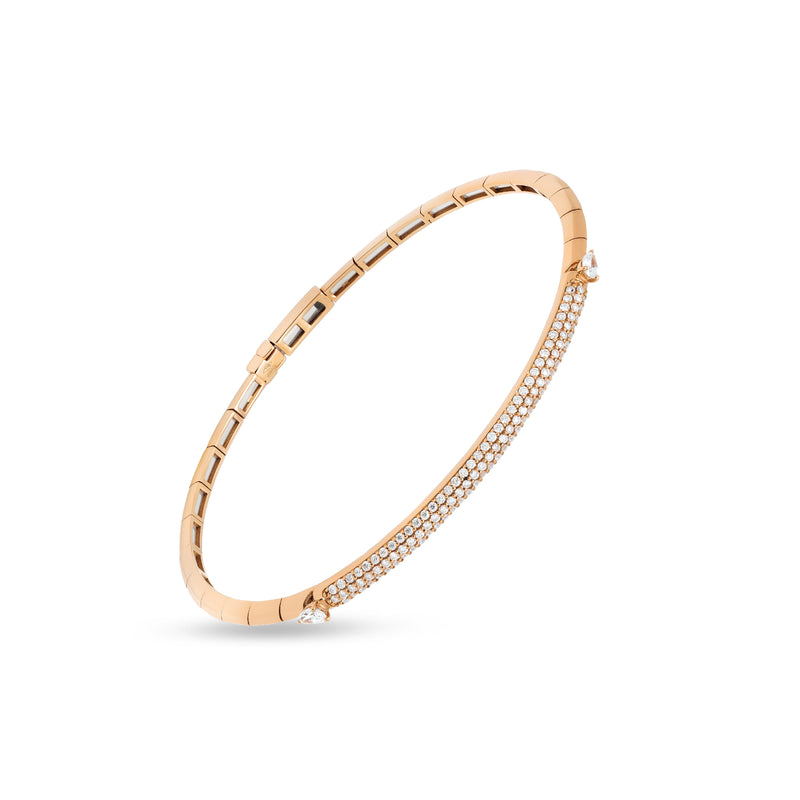 Maureen Medine bangle with diamonds