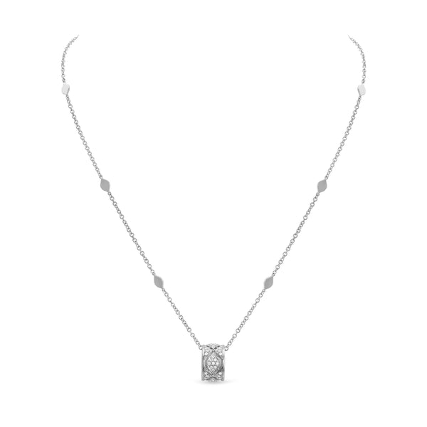 Pendente Mikou con pavé di diamanti