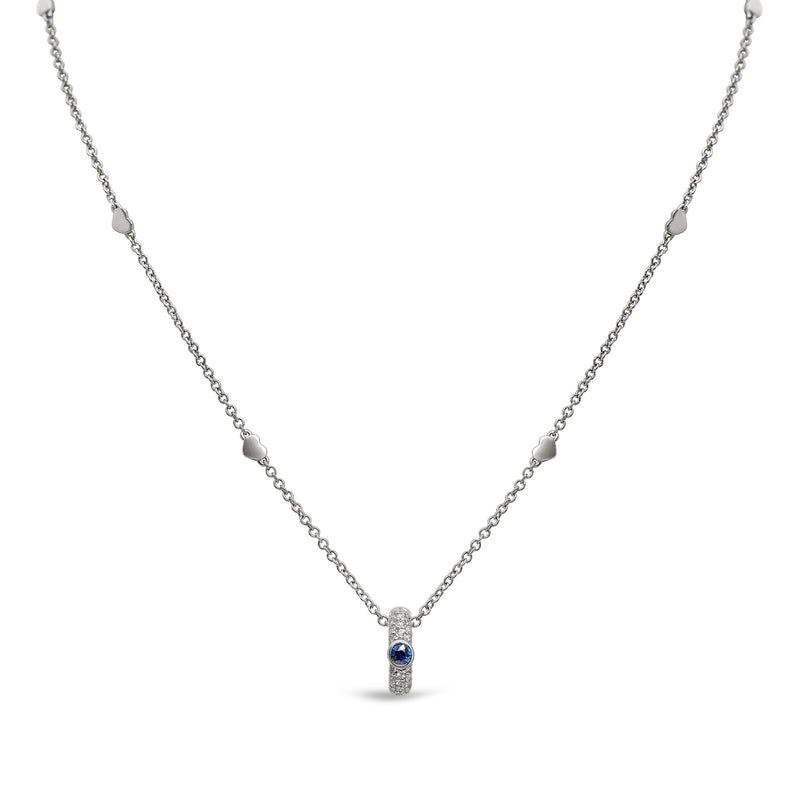 Noblesse Oblige pendant with sapphire diamonds