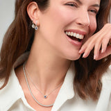 Pendente Madame con zaffiro e diamanti