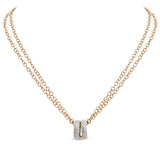 Noblesse Oblige necklace with diamonds