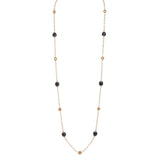 Boutique Portofino necklace with onyx and diamonds