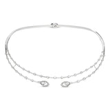 Maureen The Original necklace with marquise shaped diamond