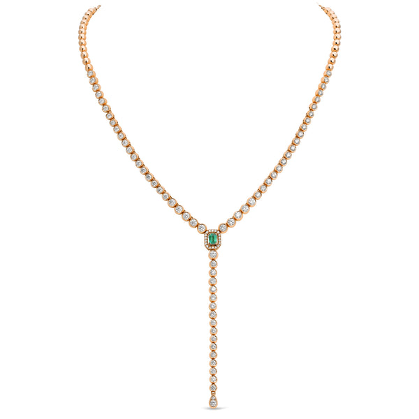 Collana Boutique Icon con smeraldo e diamanti