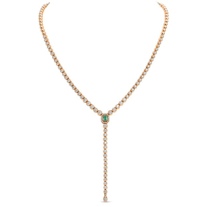 Collana Boutique Icon con smeraldo e diamanti