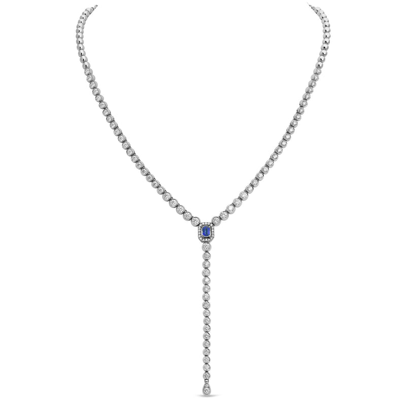 Collana Boutique Icon con zaffiro blu e diamanti