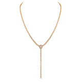 Boutique Paris necklace with morganite and diamonds