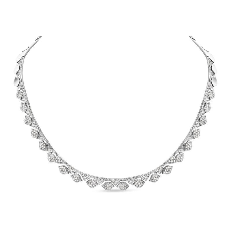 Mikou necklace with pavé diamonds