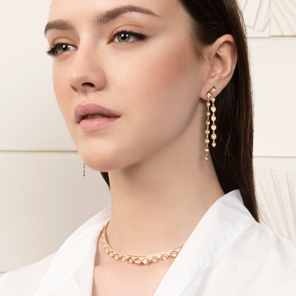 Collana Mikou con diamanti