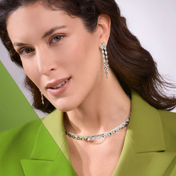 Mikou necklace with diamonds