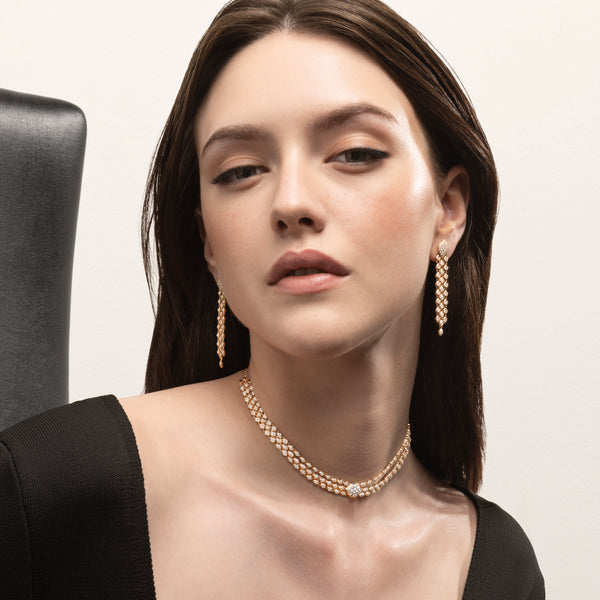 Mikoulette necklace with diamonds