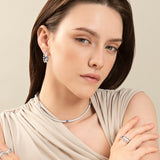 Maureen Medine necklace with sapphires and diamonds