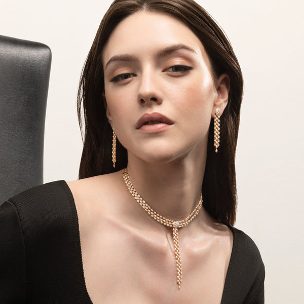 Mikoulette necklace with diamonds