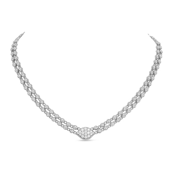 Mikoulette necklace with diamonds