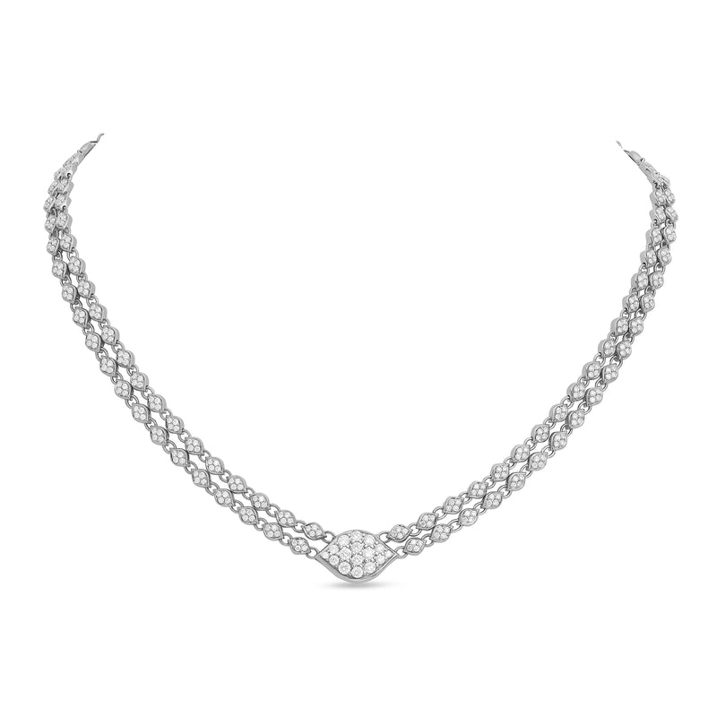 Mikoulette necklace with diamonds