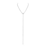 Maureen The Original necklace with marquise shaped diamond