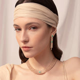 Collana Mikoulette con smeraldo e diamanti