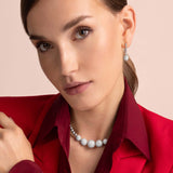 Boutique Portofino necklace with pavé diamonds
