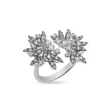 Yasmeen ring with diamonds