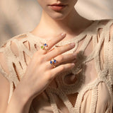Boutique Paris ring with tanzanite