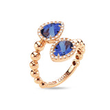 Boutique Paris ring with tanzanite