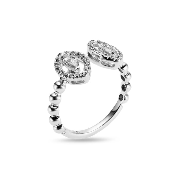 Boutique Icon ring with marquise shaped diamond