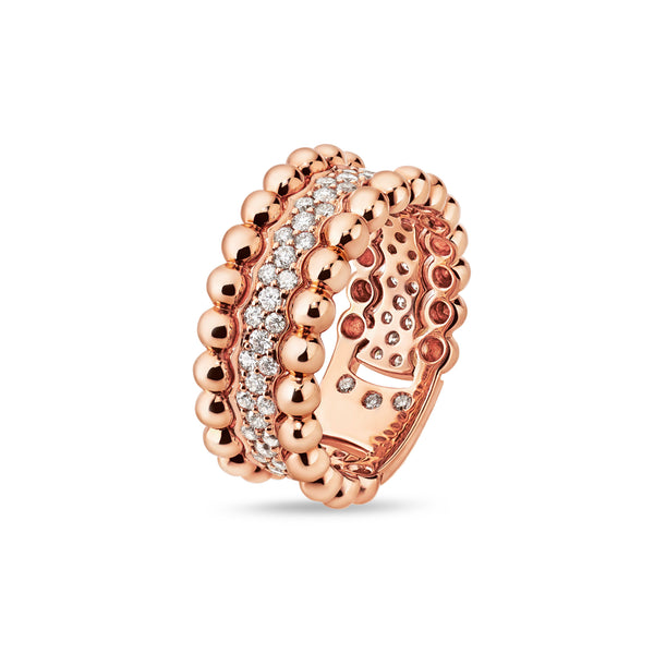 Boutique Icon ring with diamonds