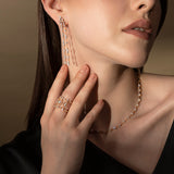 Maureen The Original ring with marquise shaped diamonds