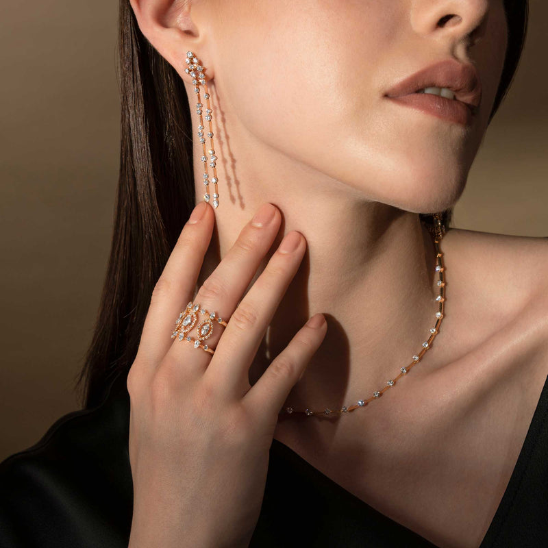 Anello Maureen The Original con diamanti a marquise