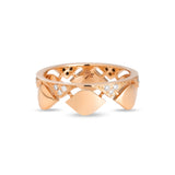 Mikou ring with diamonds