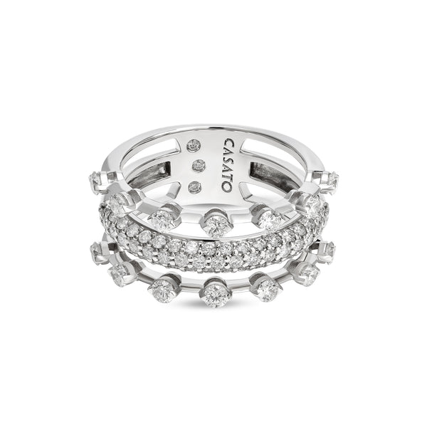 Maureen Medine ring with diamonds