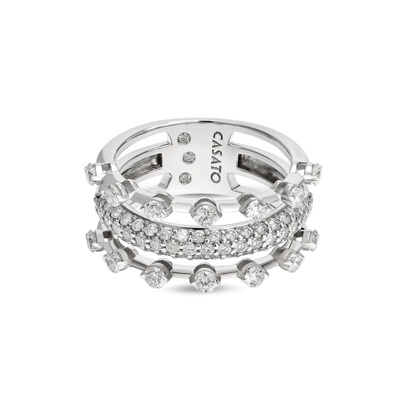 Maureen Medine ring with diamonds