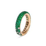 Nobless Oblige ring with emerald pavé