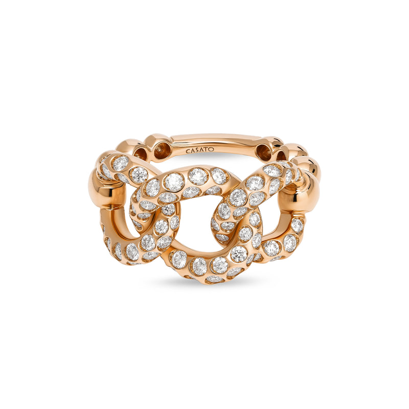 Boutique Icon ring with diamonds