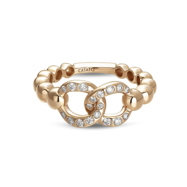 Boutique Icon ring with diamonds