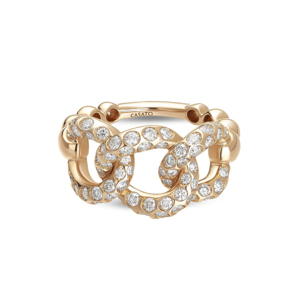 Boutique Icon ring with diamonds