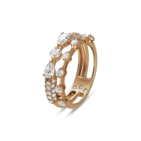 Maureen Medine ring with diamonds