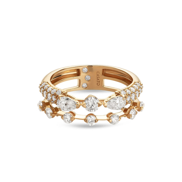 Maureen Medine ring with diamonds