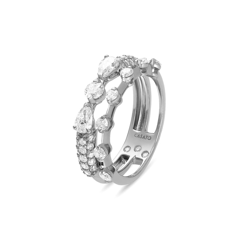 Maureen Medine ring with diamonds