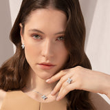 Mikou ring with pavé diamonds