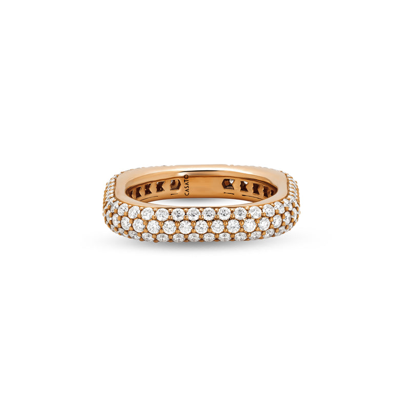 Anello Noblesse Oblige con pavé di diamanti