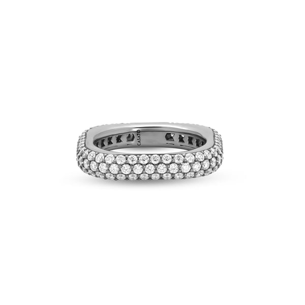 Anello Noblesse Oblige con pavé di diamanti