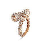 Boutique Portofino ring with white pavé diamonds