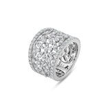 Yasmeen ring with diamonds