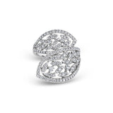 Yasmeen ring with diamonds
