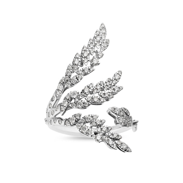 Yasmeen ring with diamonds