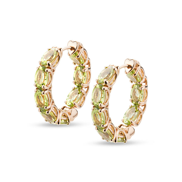 Back to Origin earrings with peridot