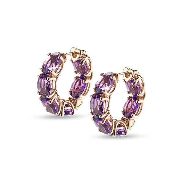 Back to Origin earrings with amethyst