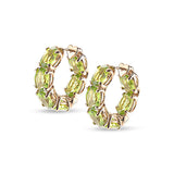 Back to Origin earrings with peridot